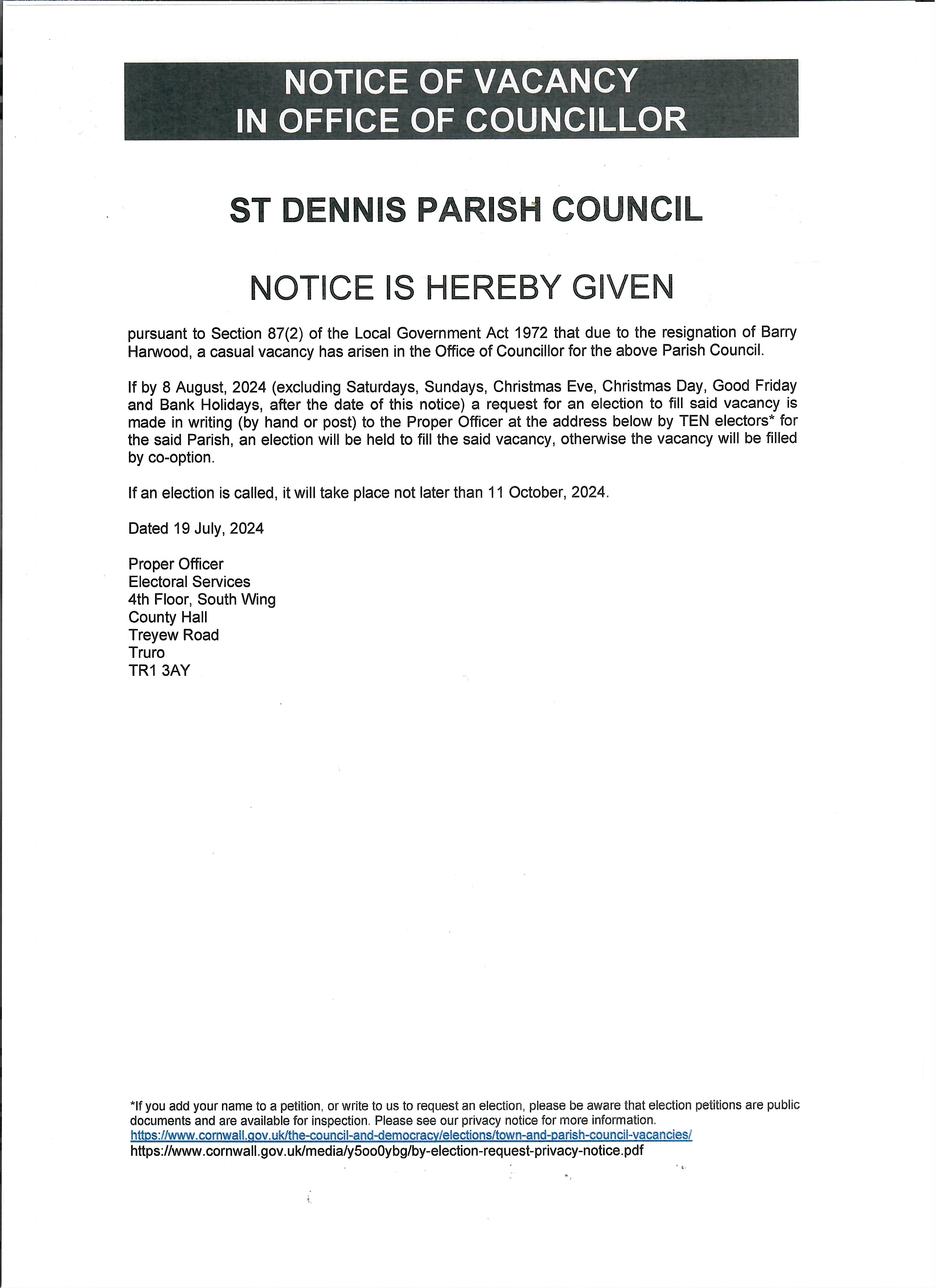 Nortice of Vacancy Cllr Harwood.jpg